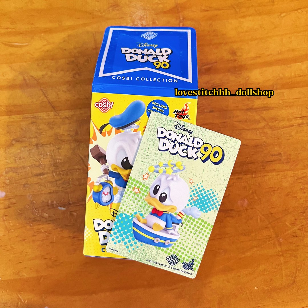 全新冇拆袋正版 Disney Hot Toys Cosbi 迪士尼 Donald Duck 唐老鴨 周年系列 暈 暈船浪 暈陀陀 船 盲盒 興趣及遊戲 玩具 遊戲類