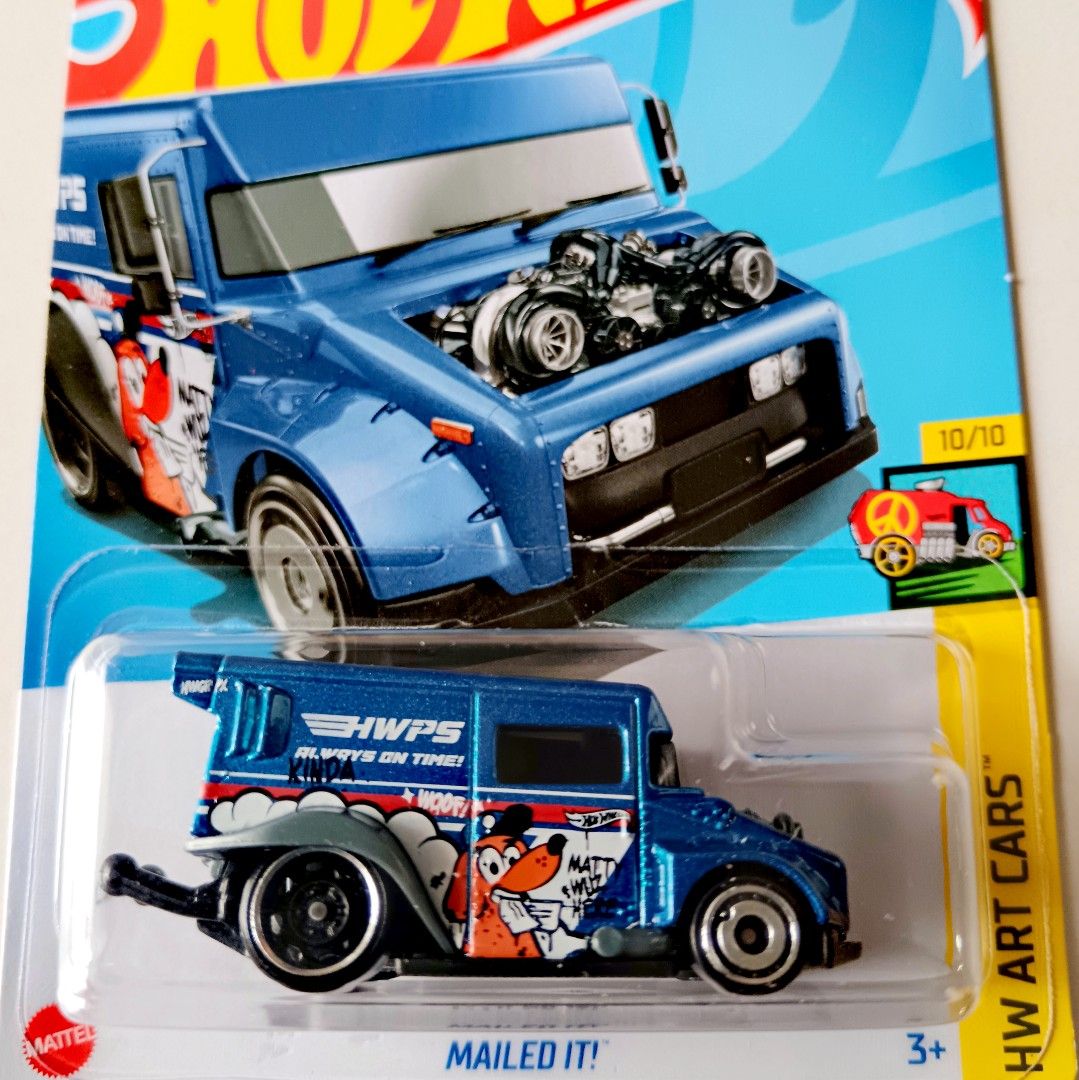 HOT WHEELS CASE J 2024 Mailed It Metalic Blue Hobbies Toys Toys Games On Carousell