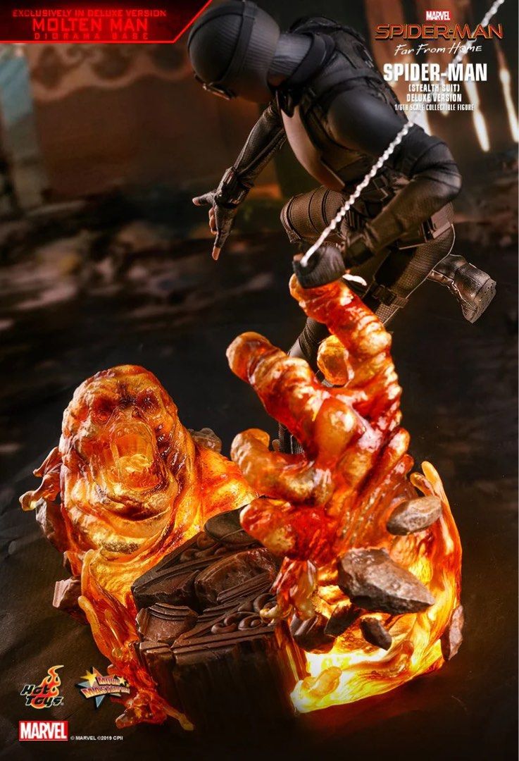 Hot Toys MMS541 MMS542 Bundle Spider Man Far From Home 1 6th Scale Spider Man Stealth