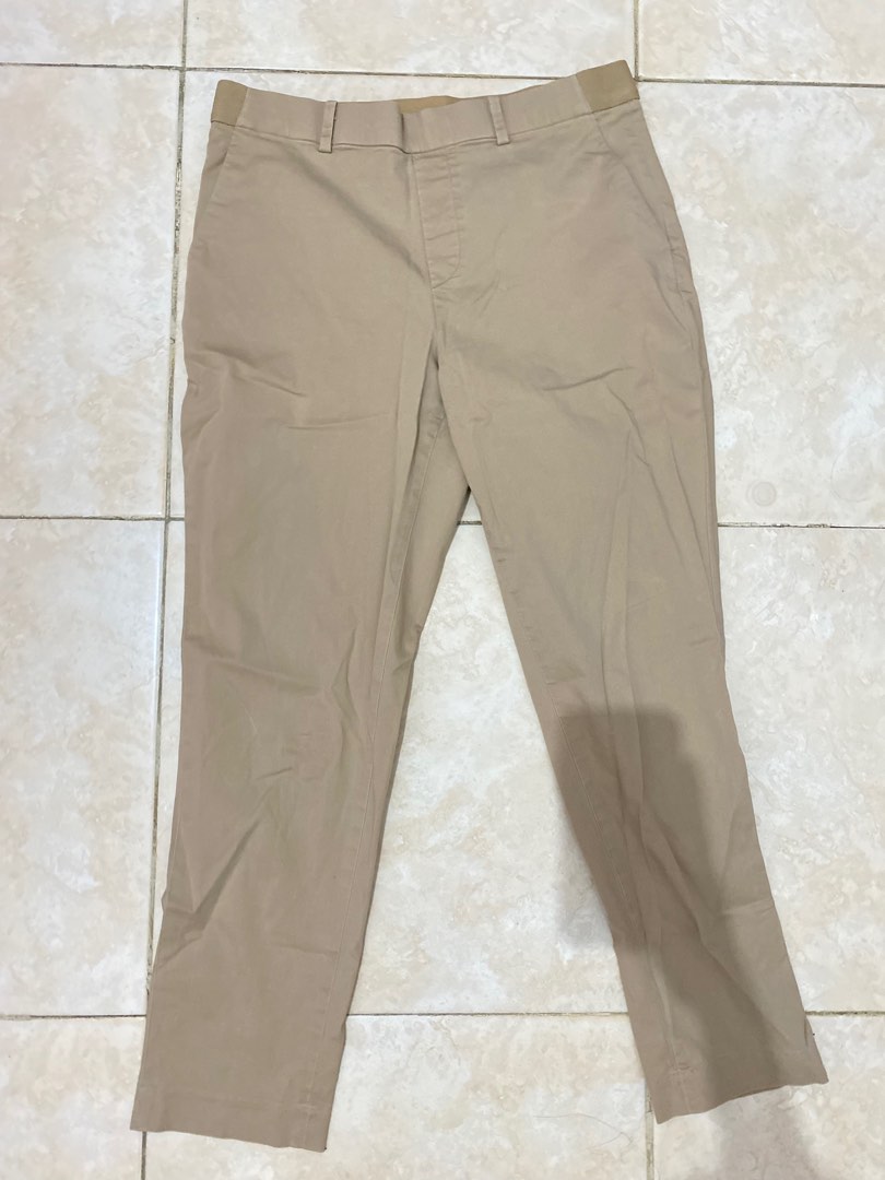 Uniqlo Pants Nude Fesyen Wanita Pakaian Wanita Bawahan Di Carousell