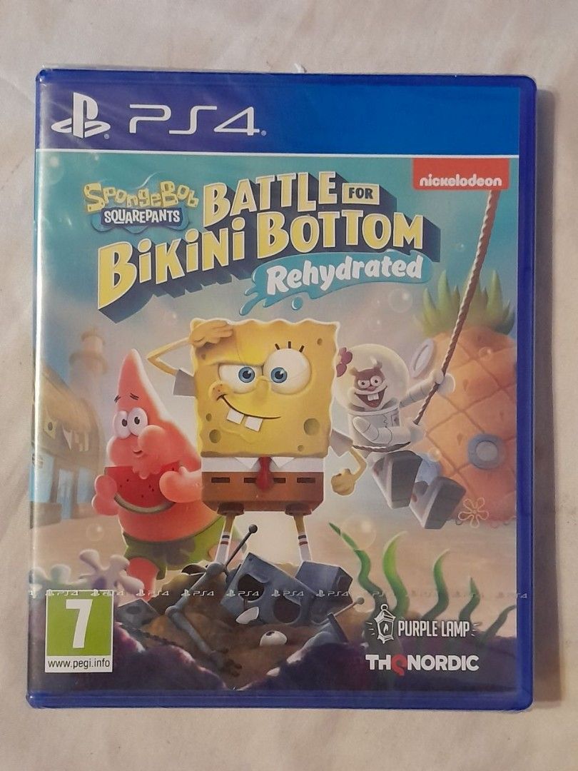 SpongeBob SquarePants Battle For Bikini Bottom Rehydrated PS4 Brand New Video Gaming Video