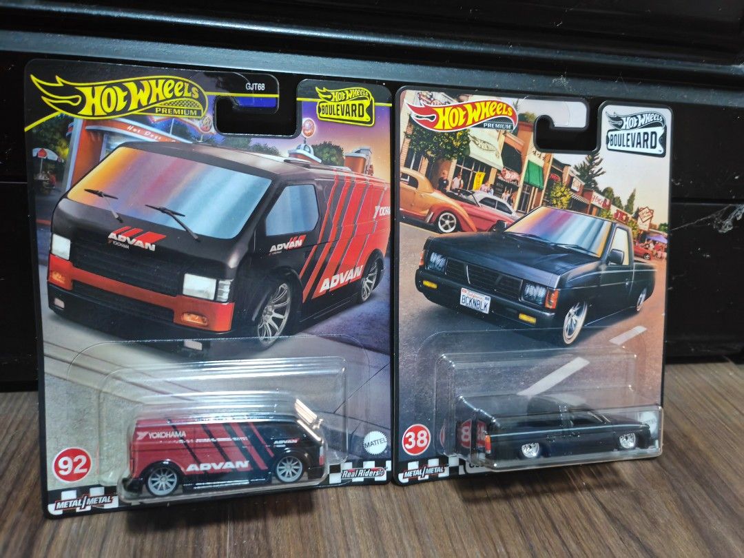 Hot Wheels Premium Advan Mbk Van Custom Nissan Hardbody Set Hotwheels Hobbies Toys Toys