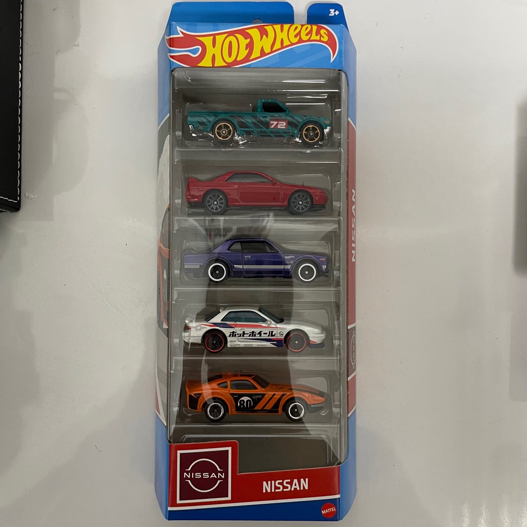 Pre Order December Hot Wheels Cars Nissan 5 Pack Hobbies Toys Toys Games On Carousell