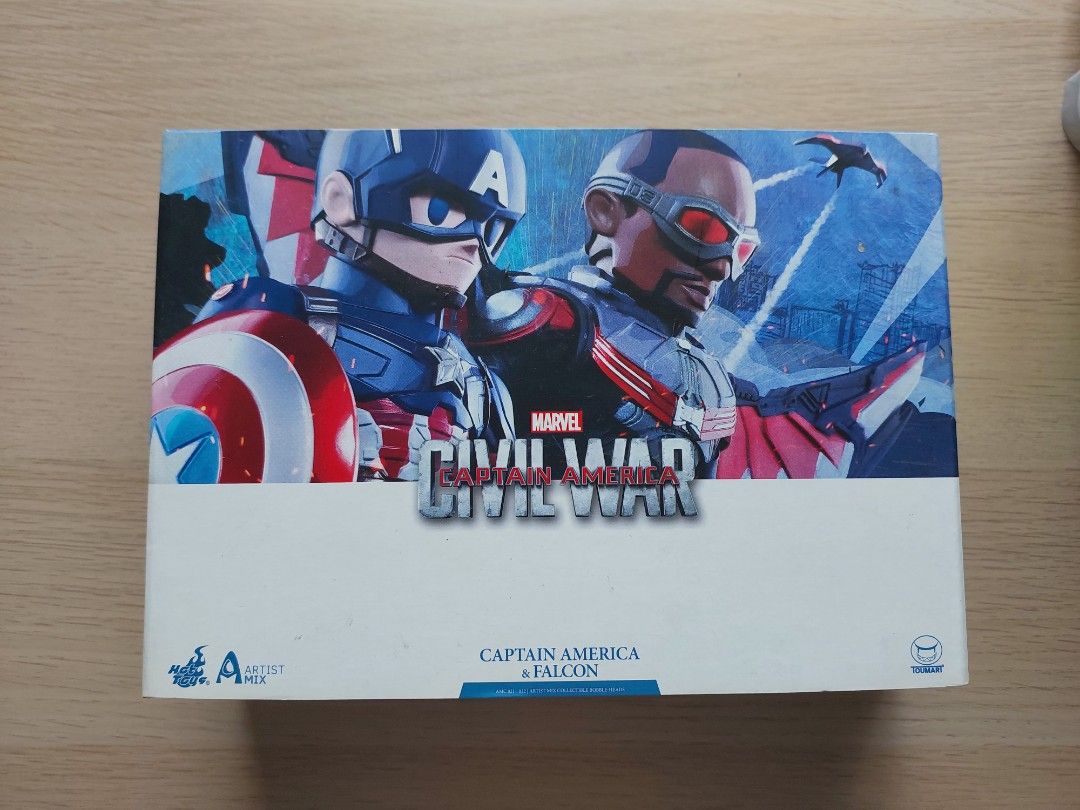 Captain America Falcon Hot Toys Artist Mix Figure Toys Collectibles Mainan Di Carousell