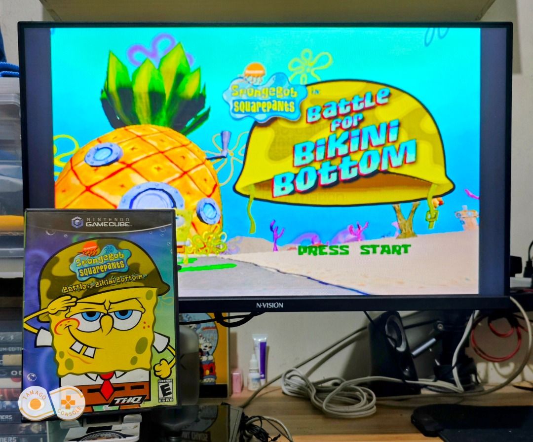 Spongebob Squarepants Battle For Bikini Bottom Gamecube Game Ntsc English Language