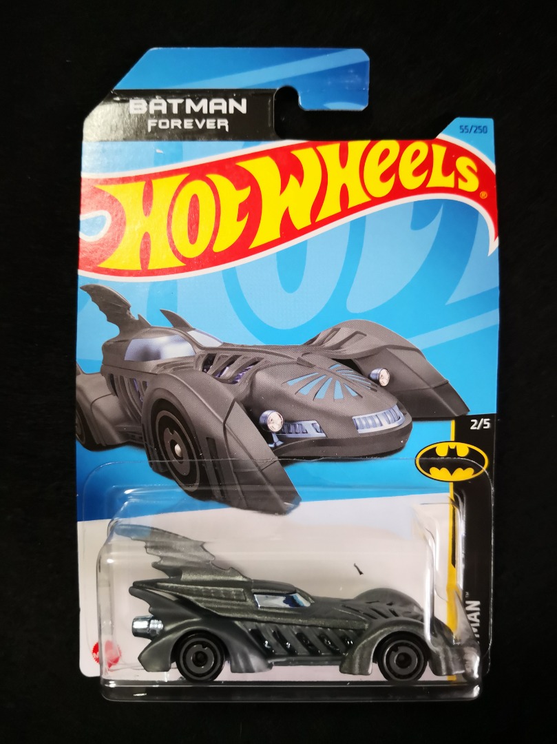 Hot Wheels Batman Forever Batmobile Grey Card Not Mint Hobbies Toys Toys Games On Carousell