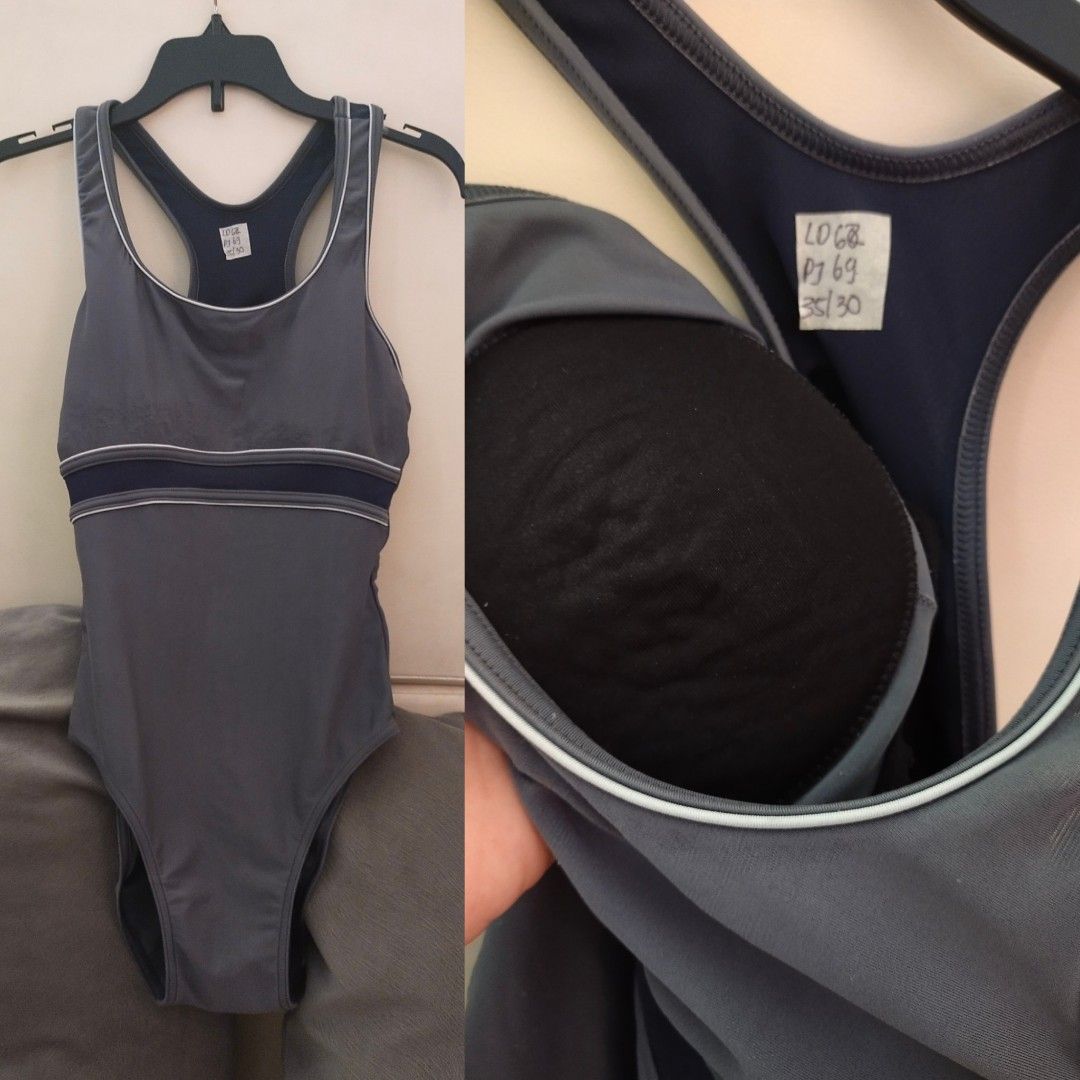 Swimsuit Bikini Abu Baju Renang Olahraga Olah Raga Baju Olahraga Di