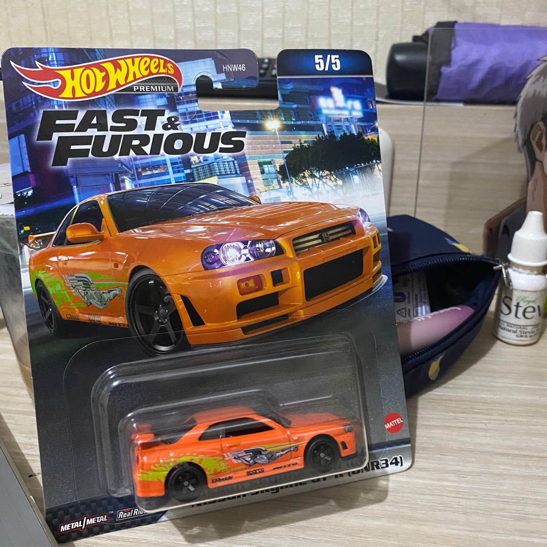 Hot Wheels Premium Nissan Skyline Gt R Fast Furios Toys Collectibles