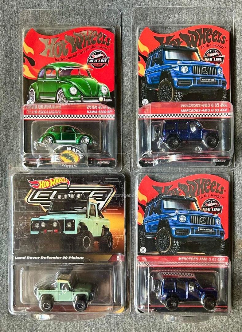 Hot Wheels Red Line Club Volkswagen Vw Kawa Bug A Mclaren F Mercedes Amg G X Elite