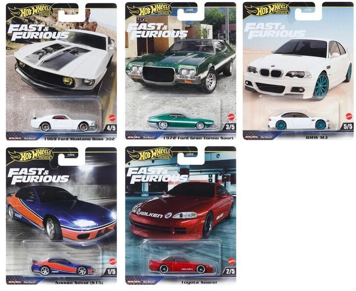 Hot Wheels Fast And Furious Mix Dash F Set Nissan Silvia Bmw Toyota Soarer Hobbies