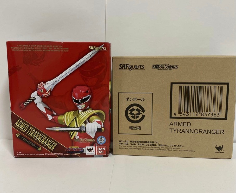 Shf Figuarts Super Sentai Zyuranger Armed Tyranno Red Power Ranger