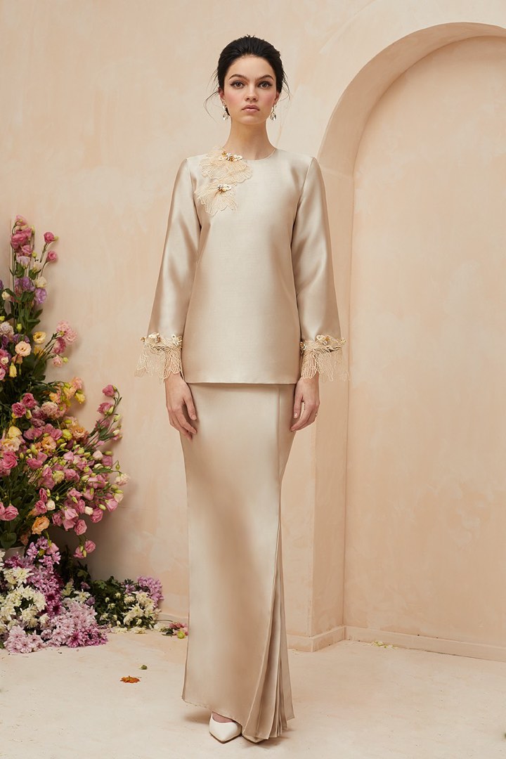 Jannah Noe Brides Hannah Kurung In Nude Women S Fashion Muslimah