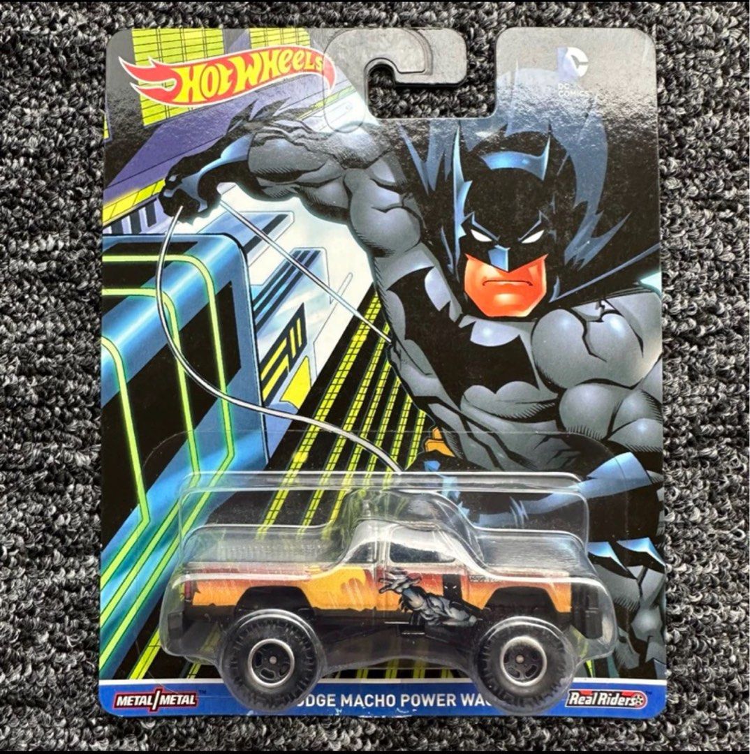 Hot Wheels Pop Culture Dc Comics Batman Superman Dodge Macho Power Wagon Hobbies