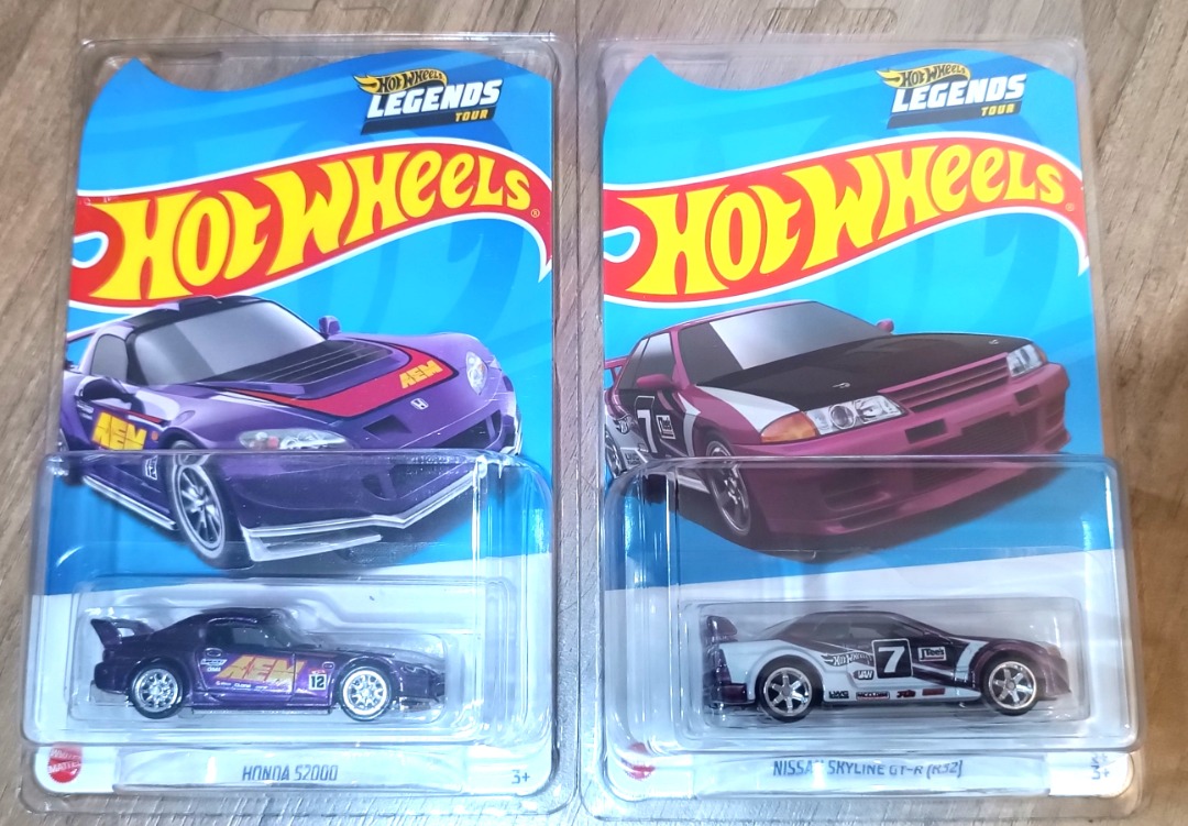 Hot Wheels Legend Tour Nissan Skyline R And Honda S With Original Protector Case Hobbies