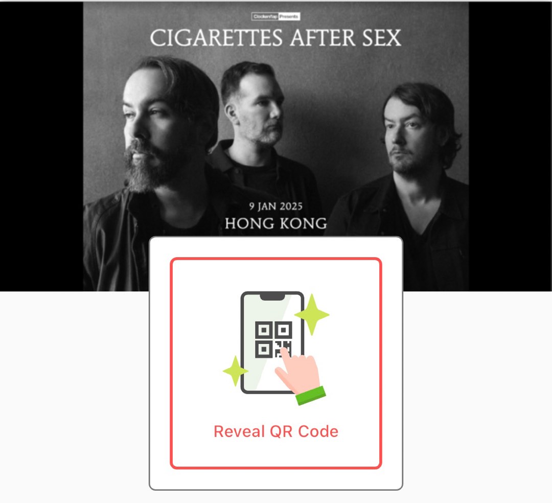Clockenflap Presents Cigarettes After Sex Hong Kong Tickets