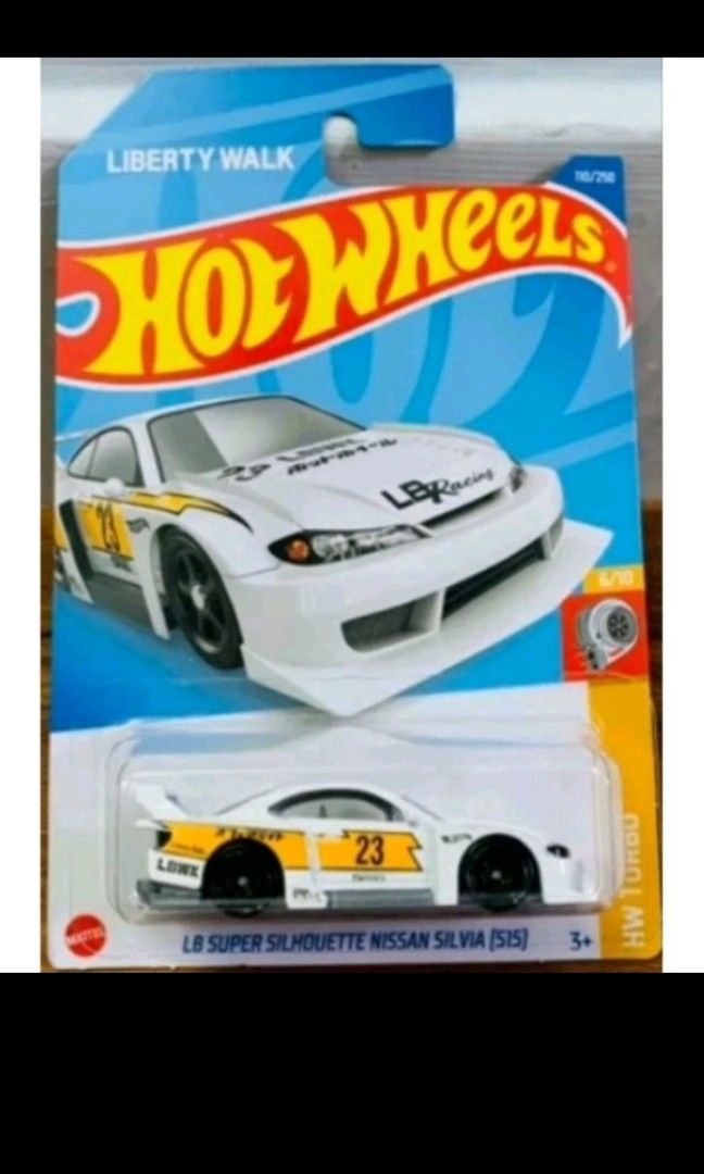 Hot Wheels Nissan Silvia S Lbwk Super Silhouette Premium Boulevard Tayar Getah Hobbies Toys