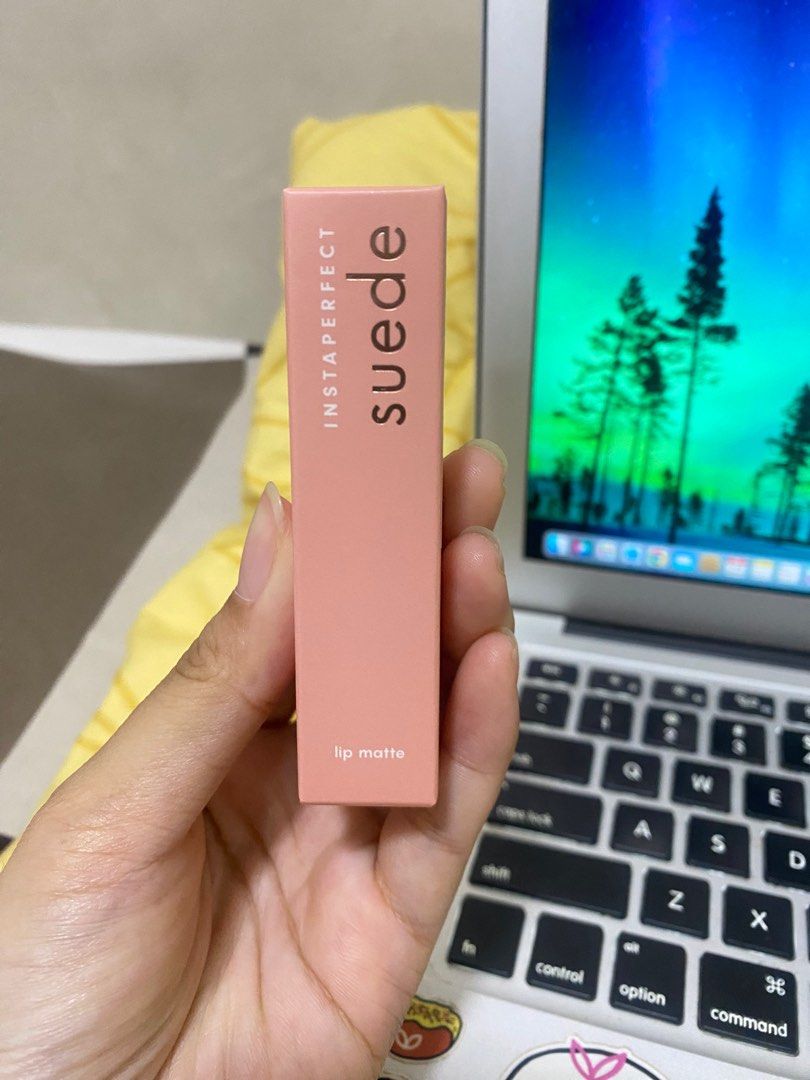 New Instaperfect Suede Lip Matte Mlbb Nude Lip Cream Kesehatan