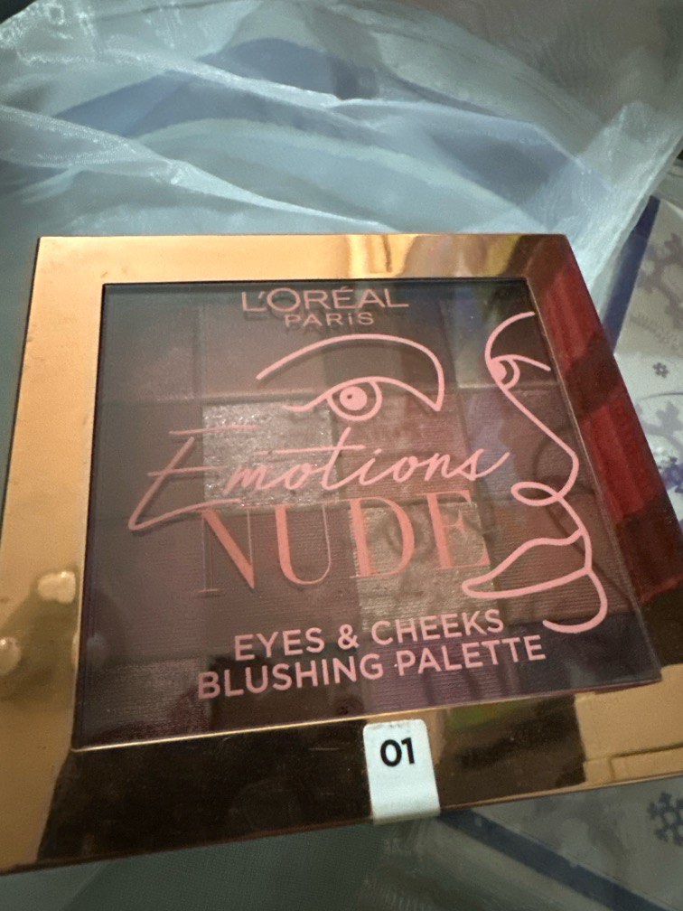 loreal paris emotions nude eye cheeks palette 美容個人護理 健康及美容 皮膚護理