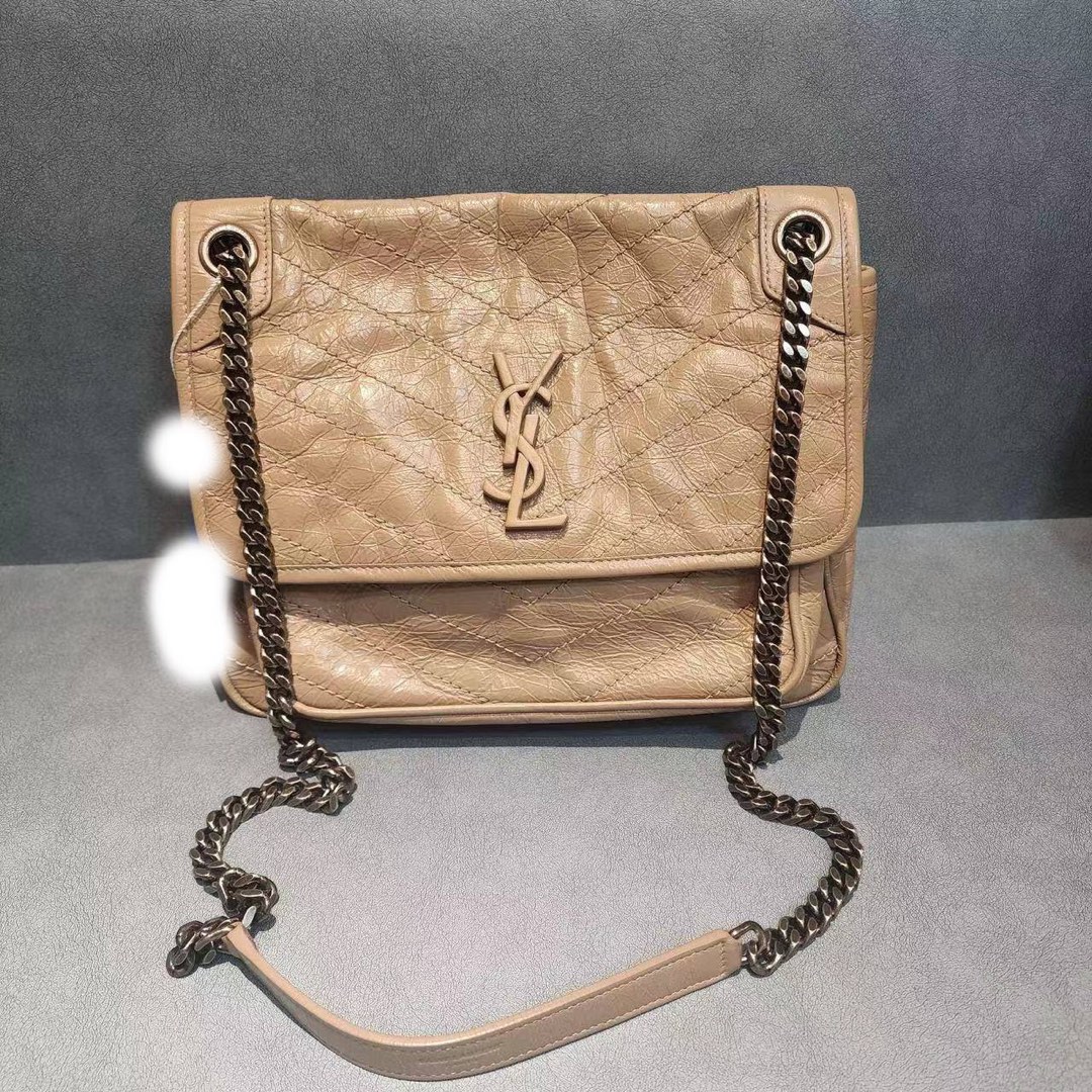 Pre Order Preloved Ysl Niki Medium Nude Luxury Bags Wallets On