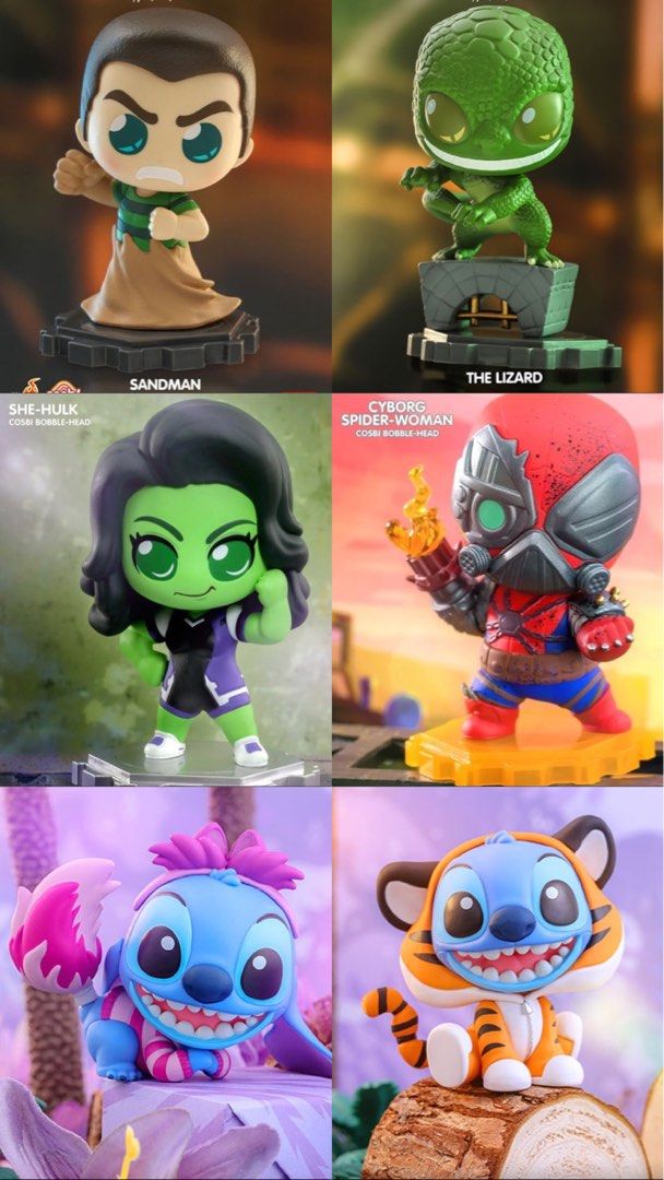 或換 Hot Toys Cosbi 盲盒 迷你珍藏 人偶系列 Spiderman What if Stitch 興趣及遊戲 玩具 遊戲類 Carousell