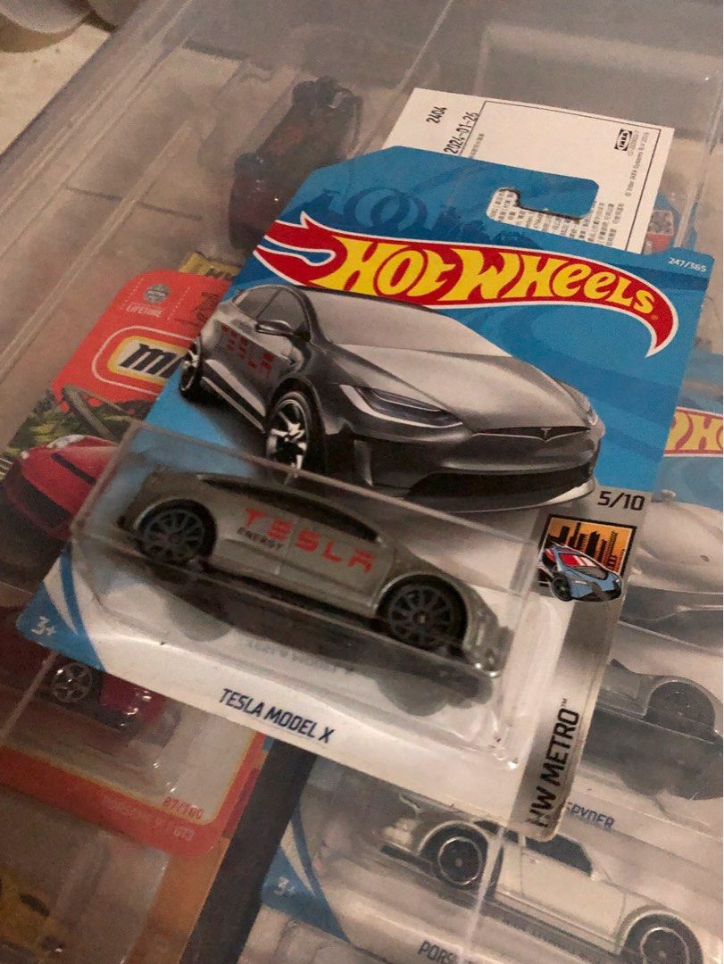 Tesla Model X Hot Wheels Hobbies Toys Toys Games On Carousell