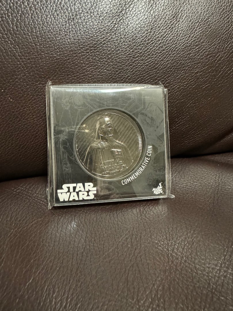 全新原封Darth Vader 黑武士紀念幣 太古城星球大戰 黑暗之力The Power of the Dark Side Star Wars Hottoys Hot Toys HT