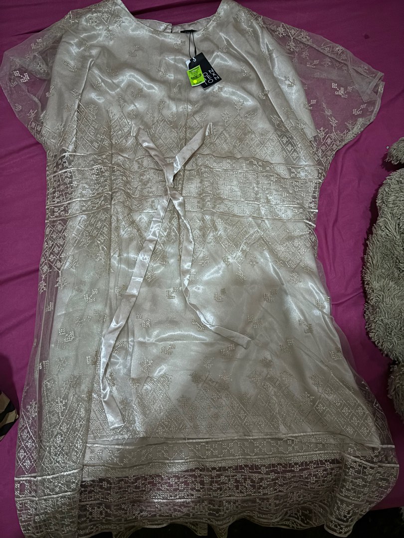 Kaftan Warna Nude Fesyen Wanita Pakaian Wanita Gaun Rok Di Carousell