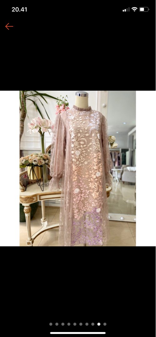For Rent Makaio Marlene Tunic Nude Daisy Sewa Kebaya Jumbo
