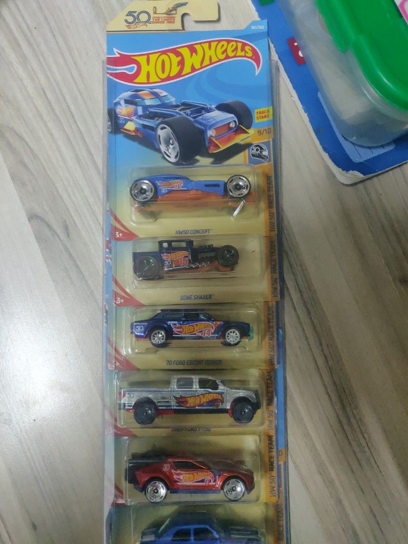 Hot Wheels 50th Race Team Set Hobbies Toys Toys Games On Carousell