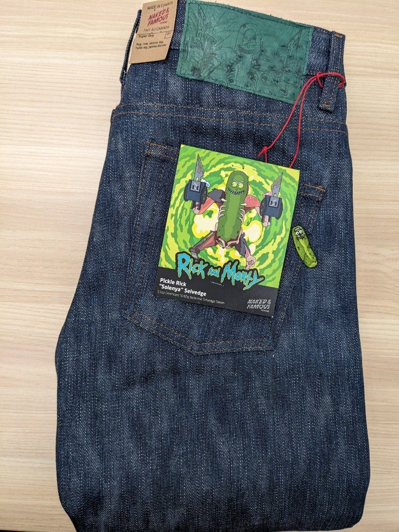 Naked And Famous Pickle Rick Oz Selvedge Jeans Men S Fashion