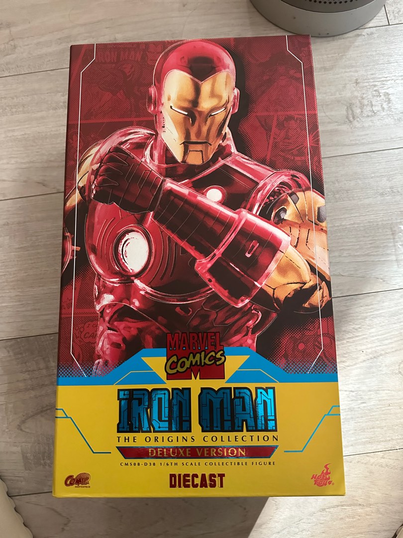 二手已開Hottoys Hot toys CMS08D38 Iron Man Ironman Deluxe Version DX The Origins Collection