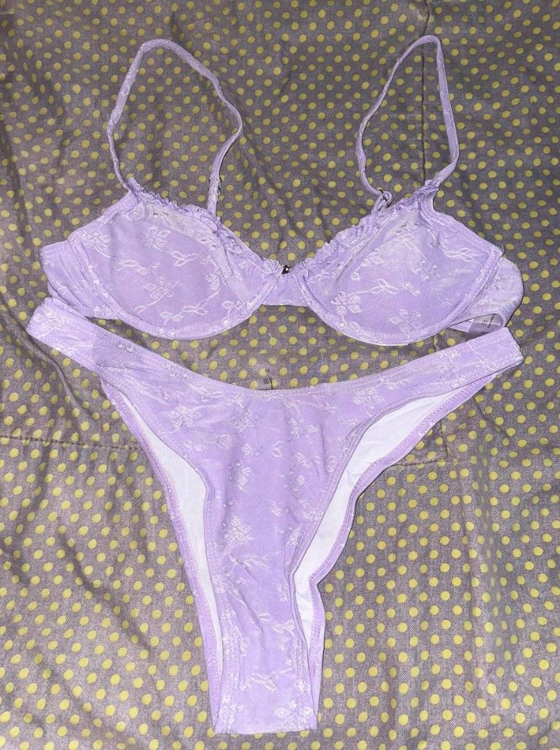 Purple Lavender Bikini Women S Fashion Swimwear Bikinis Swimsuits On Carousell