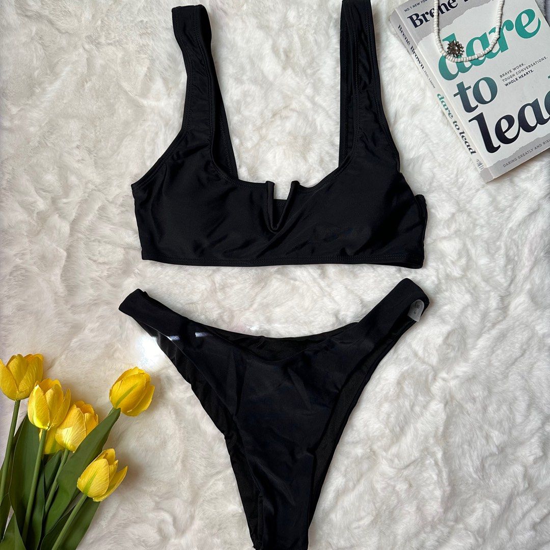 Black Dahlia Bikini Women S Fashion Swimwear Bikinis Swimsuits On Carousell