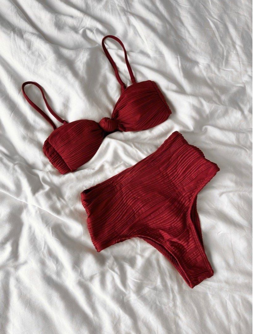 Eighth Mermaid Red Bikini Women S Fashion Swimwear Bikinis