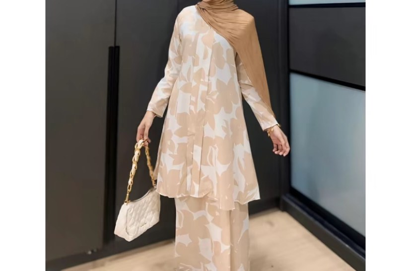 Kebarung Shaped Gold Nude Khaki White Women S Fashion Muslimah