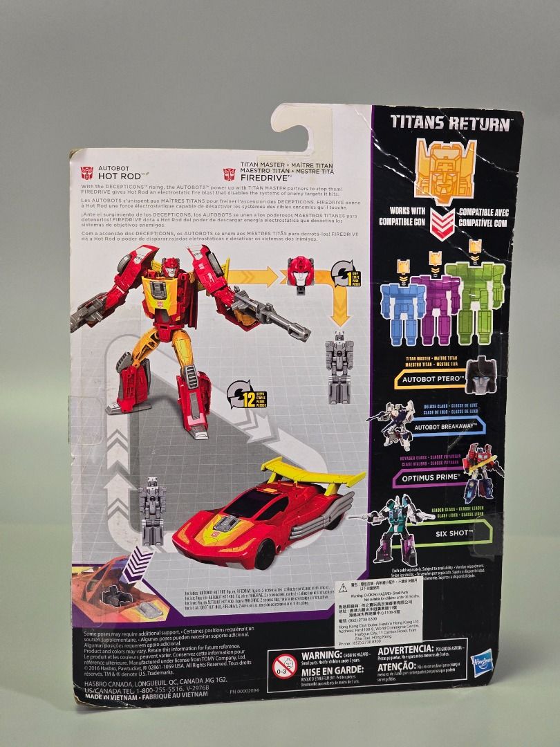 全新 Transformers Firedrive Autobot Hot Rod 興趣及遊戲 玩具 遊戲類 Carousell