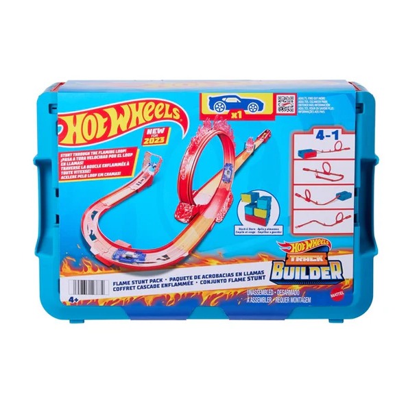 HOT WHEELS HMC04 Track Builder Fire Stunt Pack Toy Hobbies Toys Toys Games On Carousell