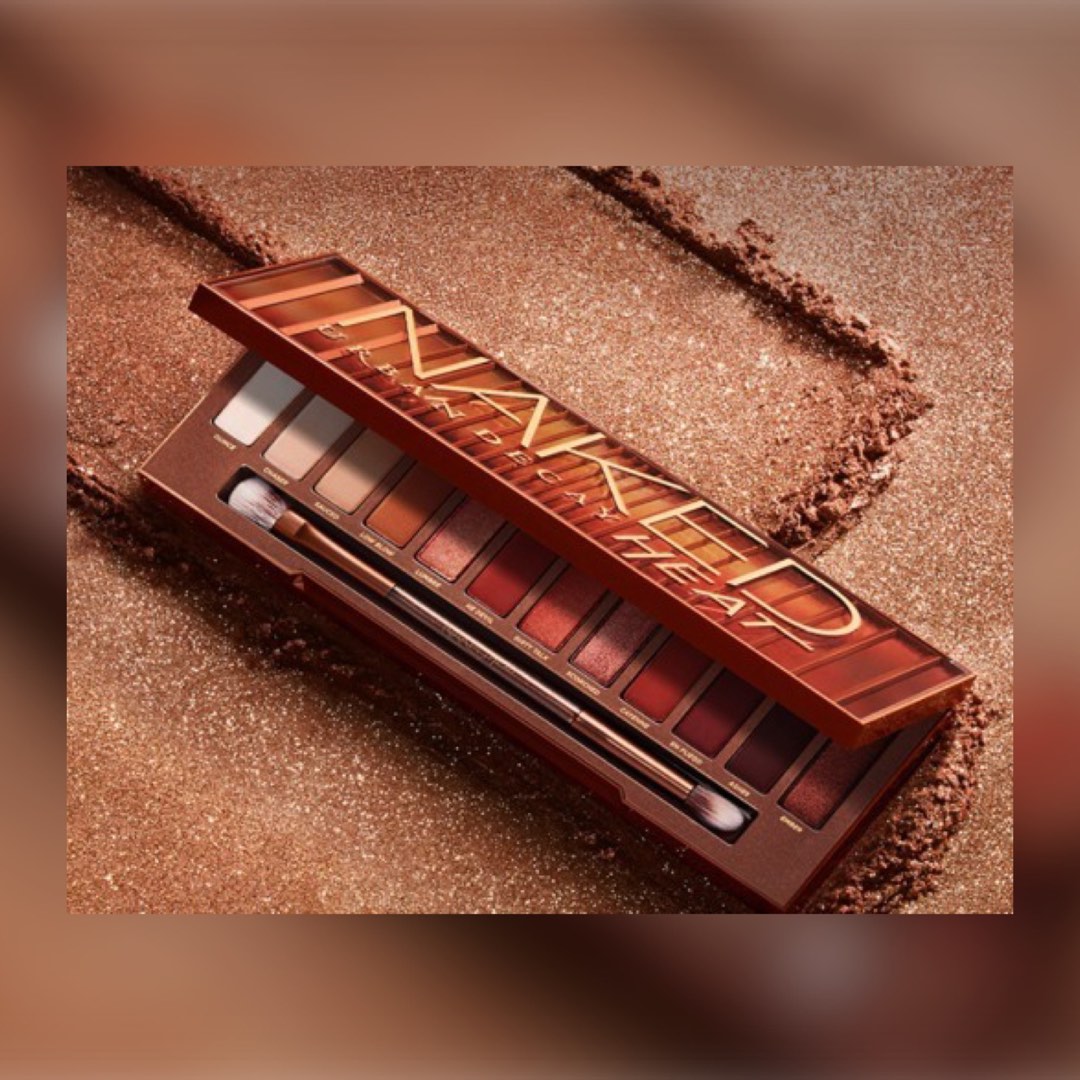Urban Decay 衰敗城市 12色眼影盤 Naked Heat 南瓜盤 美容個人護理 健康及美容 皮膚護理 化妝品 Carousell
