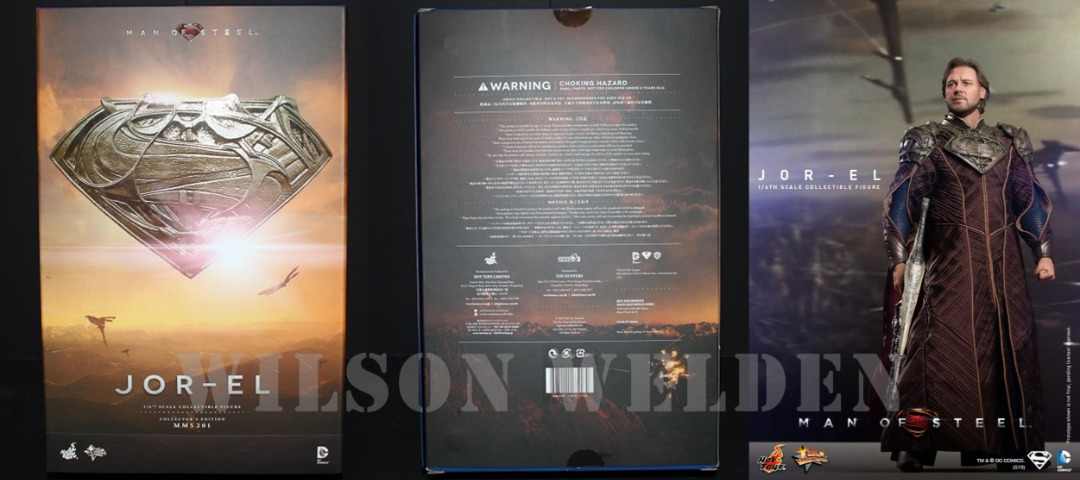 ORIGINAL HOT TOYS MMS MAN OF STEEL JOR EL MIB Hobbies Toys Toys Games On Carousell
