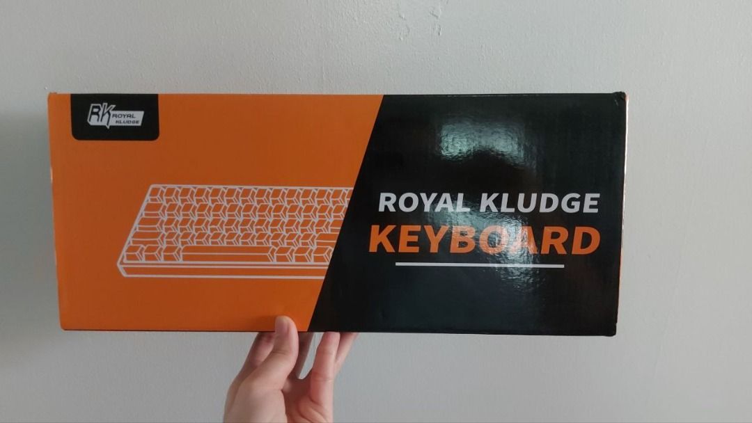 ROYAL KLUDGE RK Tri Mode RGB Keys Hot Swappable Mechanical Keyboard Black Brown Switch