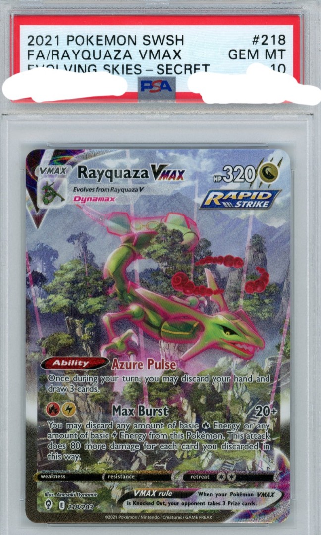 Rayquaza Vmax Hobbies Toys Toys Games On Carousell