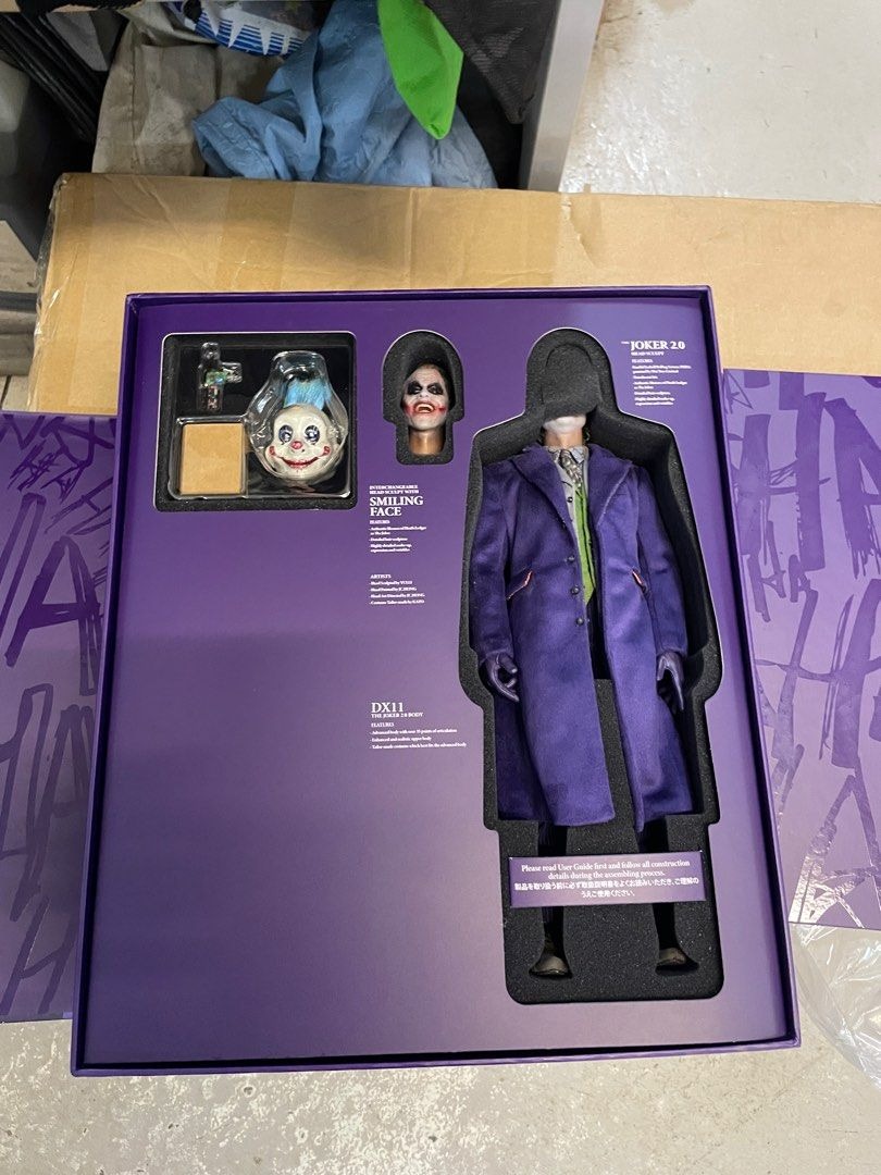 Hot toys DX11 The Joker 2 0 小丑 Special Edition 特別版 The Dark Knight Rises 蝙蝠俠 黑夜之神 興趣及遊戲 玩具