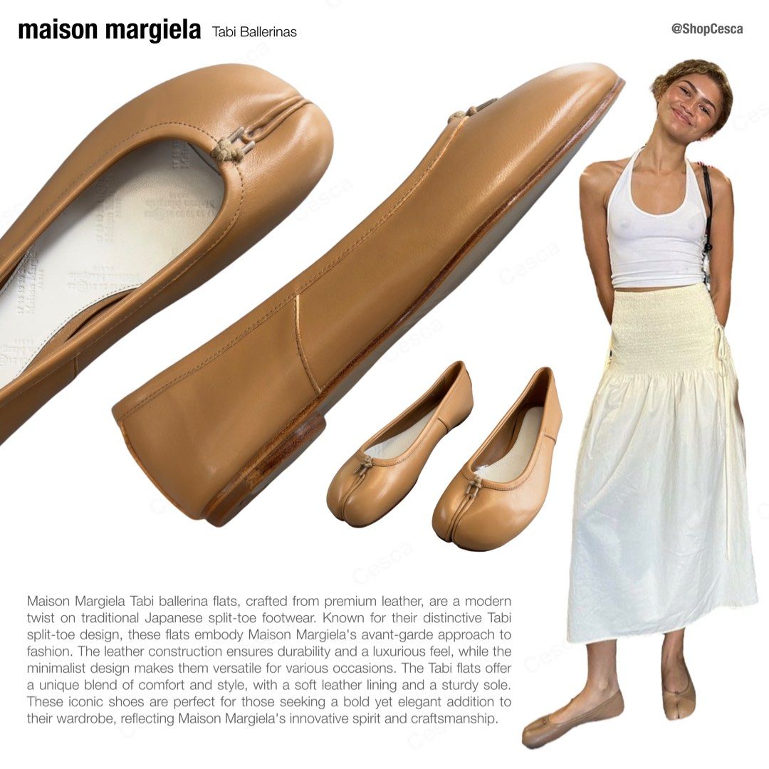 Maison Margiela Nude Beige Tabi Ballet Ballerina Flats Everything Else Others On Carousell