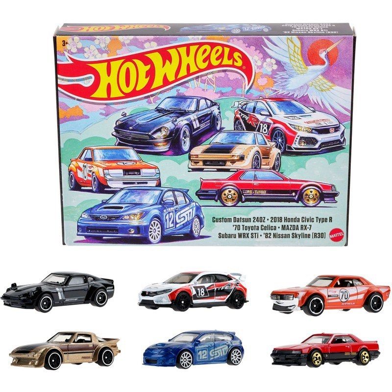 全新 HOT WHEELS 風火輪 娛樂系列 六盒裝 JDM 書籍休閒與玩具 玩具公仔桌遊在旋轉拍賣