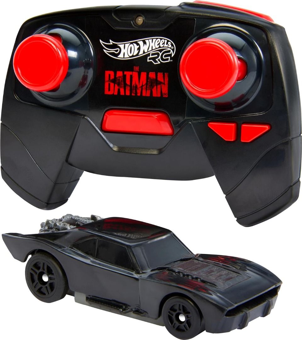 預訂2408 Mattel HJT85 Hot WheelsRC 1 64 Scale Batmobile from The Batman Movie 風火輪蝙蝠俠 2022