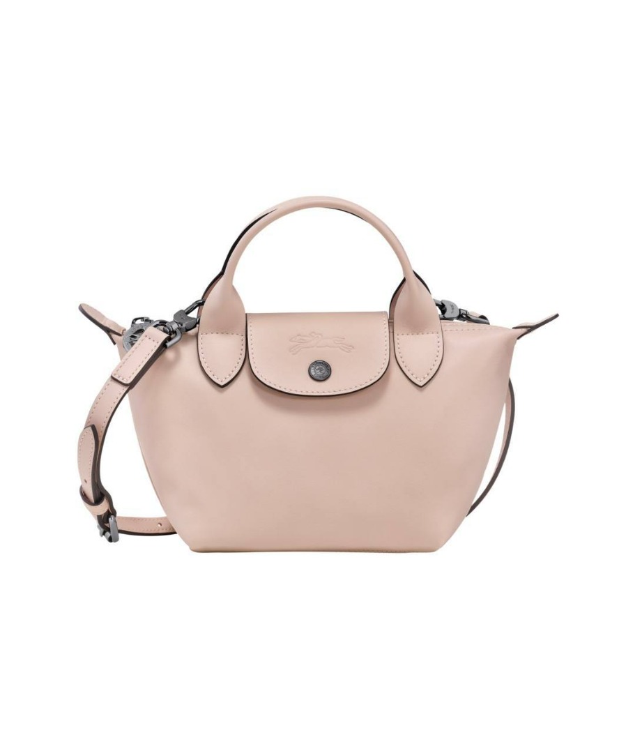 Tas Lc Le Pliage Cuir Xtra Xs Mini Crossbody Leather Nude Barang Mewah
