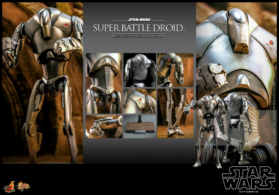全新 hottoys Hot toys Star Wars of the Clones Super Battle Droid MMS682 星球大戰前傳 II 複製人侵略