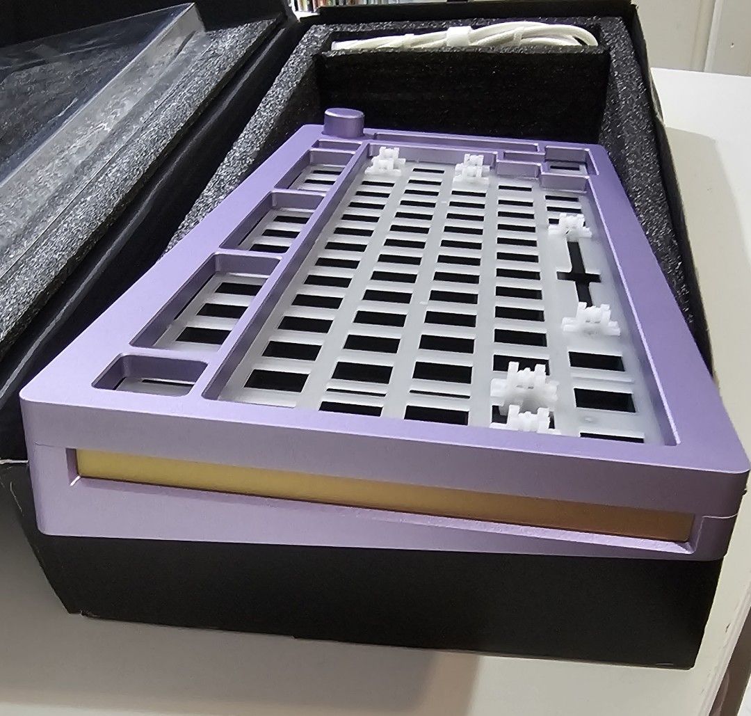 Monsgeek M Rgb Hot Swappable Wired Mechanical Keyboard Barebone Diy Kit Lavender Computers