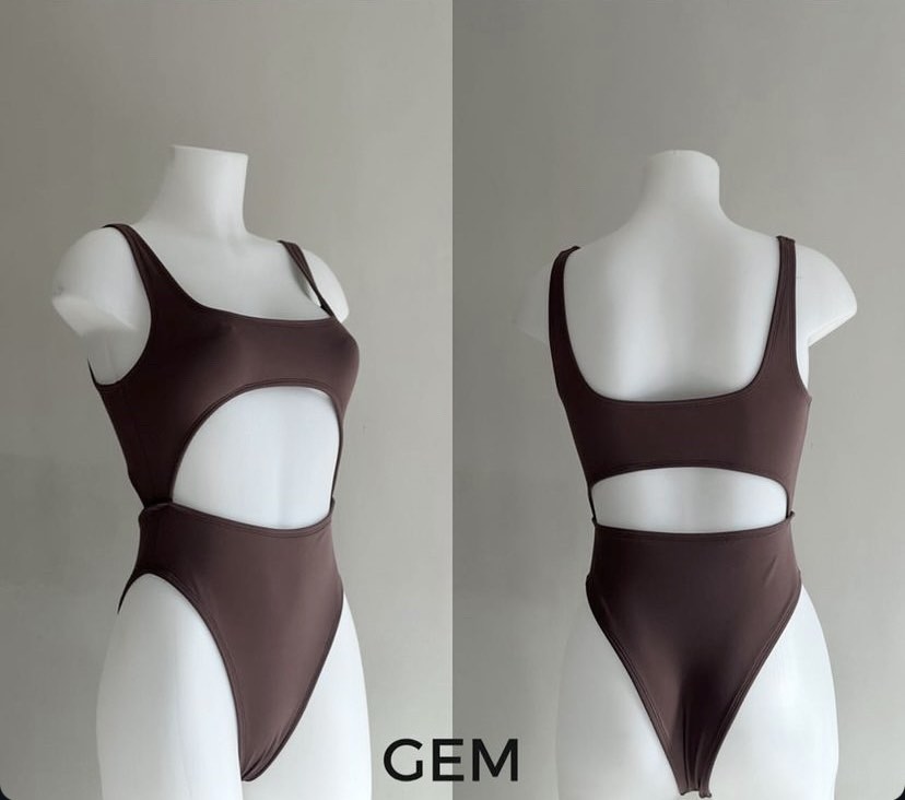 Black One Piece Cutout Swimsuit Bikini Women Women S Fashion Swimwear