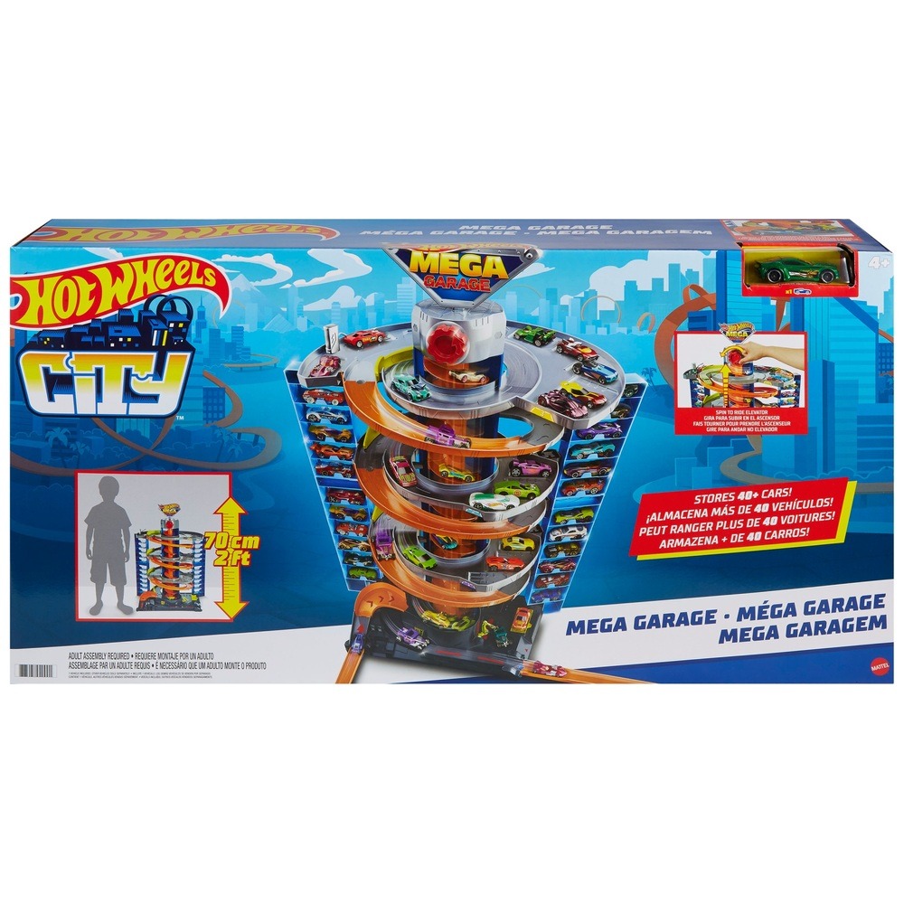 Hot Wheels City Mega Garage Playset 興趣及遊戲 玩具 遊戲類 Carousell